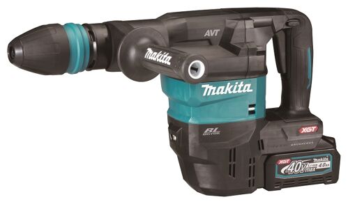 Aku bourací kladivo Makita HM001GM201 s AWS, XGT 40V, 4,0Ah Li-ion, 8,5J, SDSMax