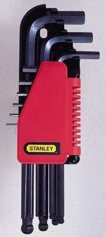 9dílná sada metrických šestihranných klíčů Stanley 0-69-256 s kuličkou