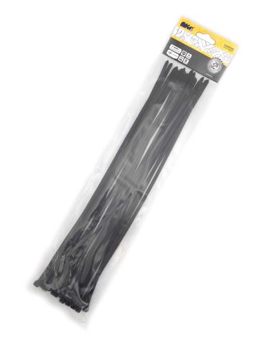 Stahovací pásky Magg TS48370C, 4,8x370mm, 25ks, černé