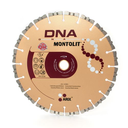 Segmentový diamantový kotouč 350mm, DNA, Montolit LX350