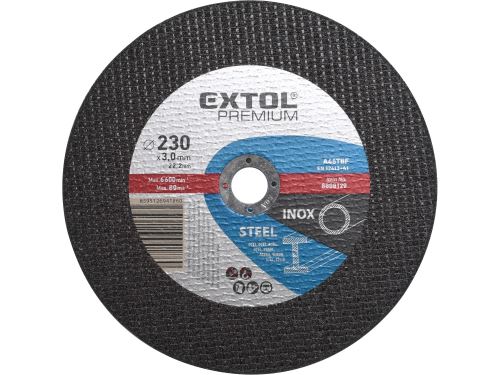 Kotouč řezný na ocel Extol 8808129, 230x3,0x22,2mm, EXTOL PREMIUM