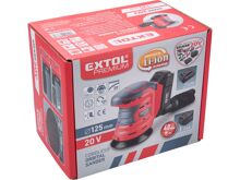 Bruska excentrická aku Extol 8891847, 125mm, SHARE20V Li-ion, bez aku (8)