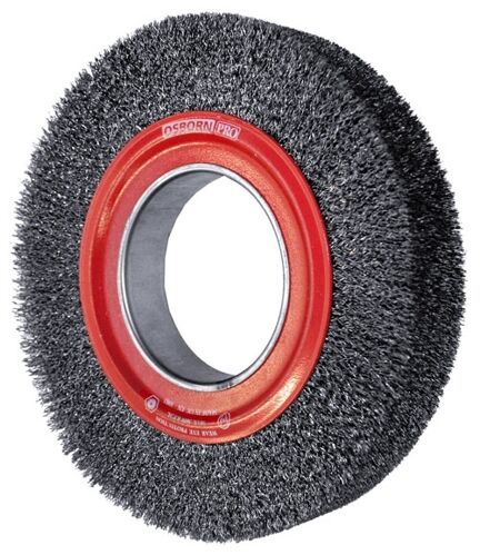 Drátěný kotouč vlnitý na ocel 250x30mm, průměr drátu 0,3mm Optimum 3730261