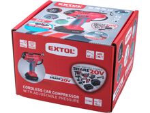 Aku kompresor Extol 8891875, 20V Li-ion, bez baterie a nabíječky (8)