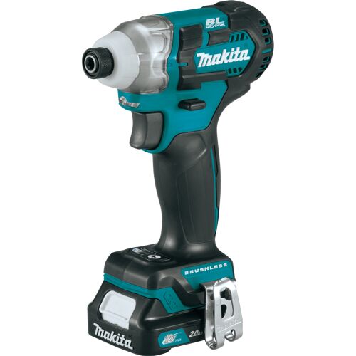 Aku bezuhlíkový rázový utahovák Makita TD111DSAE, Li-ion 12V/2,0Ah CXT