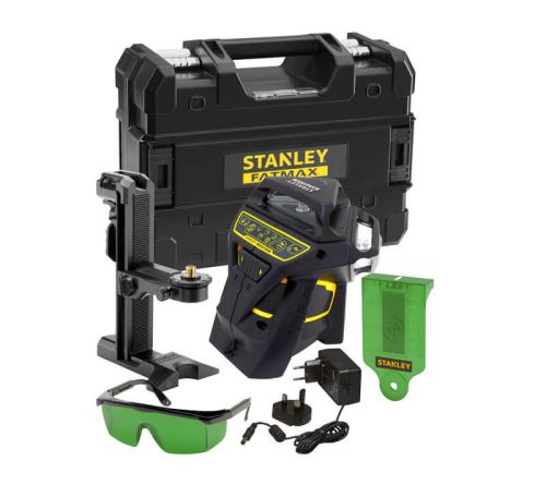 FatMax Stanley FMHT1-77356, 3 linkový laser 3x360°, zelený, dosah až 60m