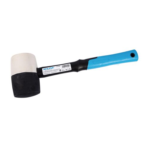XTline XT0485R palička gumová černá/bílá - sklolaminátová násada, 69mm