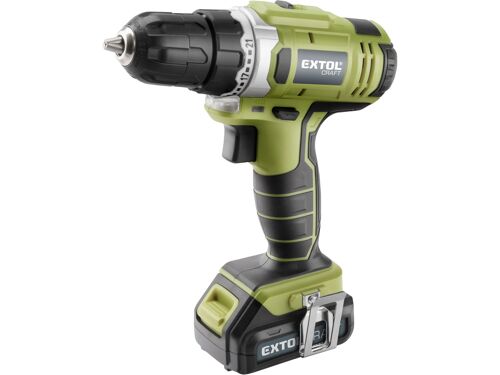 Vrtací šroubovák Extol 402400 aku, 12V Li-ion, 1300mAh, 18Nm