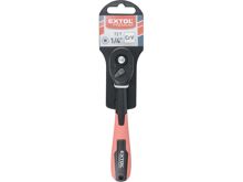 Ráčna tvarovaná Extol 8816408, 72 zubů, 1/4", L 150mm, Crv (3)