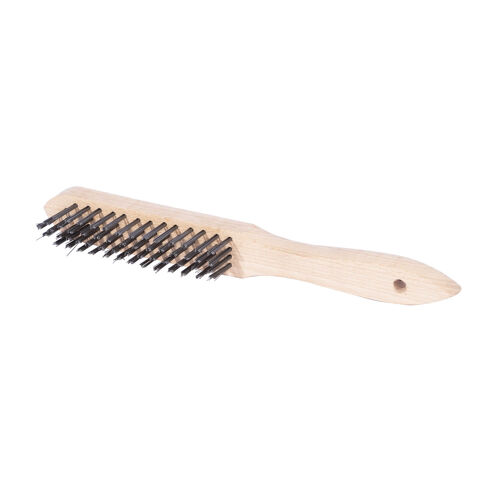 Kartáč dřevěná rukojeť čtyřřadý, ocel hladká 0,30, XTline XT701111056
