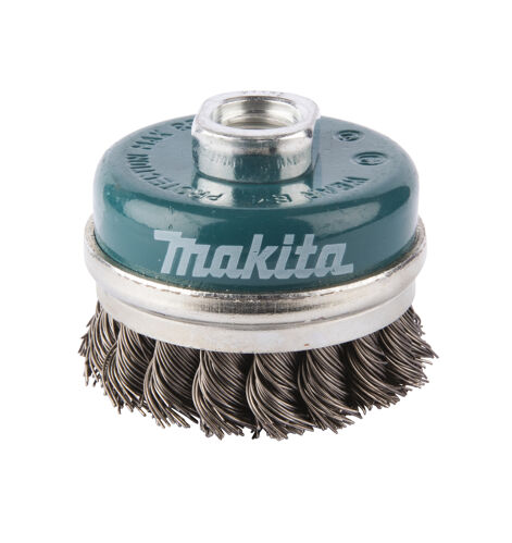 Miskovitý kartáč z ocelového drátu, vlnitý drát 0,5mm, 60mm, Makita D-24153