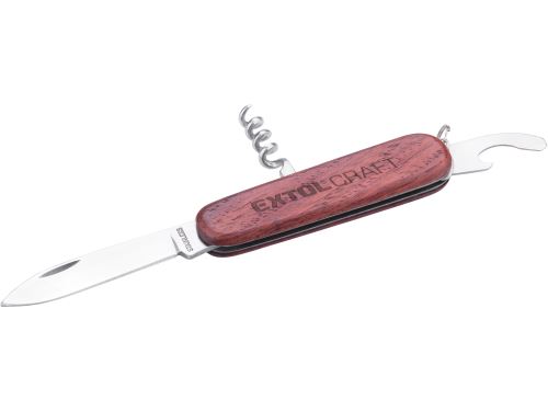 Nůž kapesní zavírací 3dílný nerez, 85mm, Extol 91373