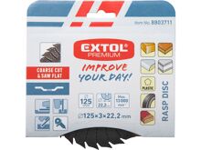 Rašple na dřevo 125x3x22,2mm řezná, hrubý sek (3)