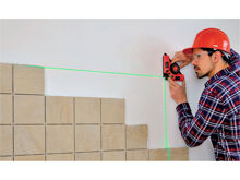 Laser zelený-úhelník 90°, s elektr. přísavným modulem extol 8823303 (1)