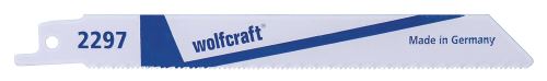 Wolfcraft 2 x šavlové pilové plátky hloubka řezu 1 – 3 mm 2297000