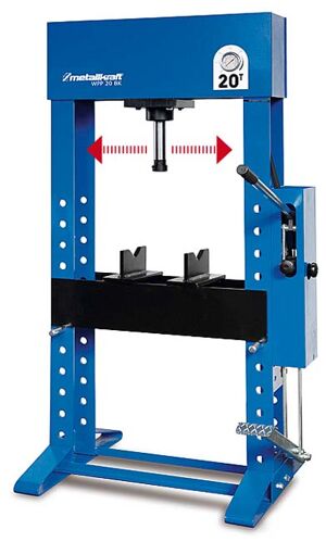 Ruční/nožní hydraulický lis Metallkraft WPP 20 BK