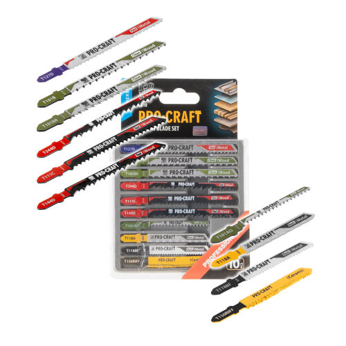 Sada pilových listů do přímočaré pily, Procraft JB10