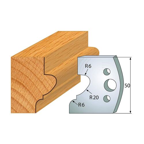 IGM F026-505 profil 505 - pár nožů 50x4mm SP