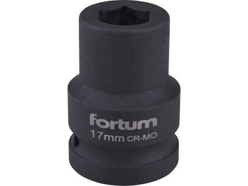 Hlavice Fortum 4703017 nástrčná rázová 3/4", 17mm, L 52mm