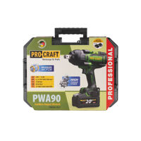 Aku rázový utahovák Procraft PWA90, 3/4", 2100Nm (20)