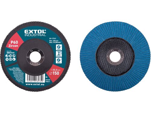 Kotouč lamelový Extol 8803446 zirkonový, P60, 150mm