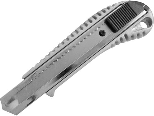 Nůž ulamovací kovový s kovovou výztuhou Extol 80049, 18mm