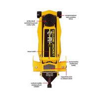 Hydraulický zvedák pojízdný XTline PT830008, nízký profil 3T (2)