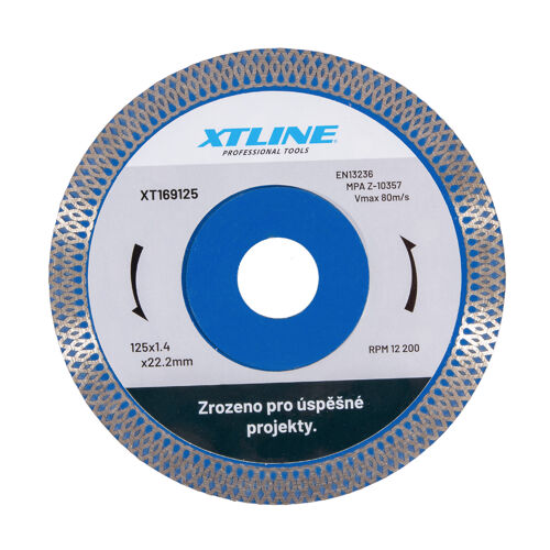Kotouč diamantový turbo 115x1,4x10x22,2mm XTline XT169115