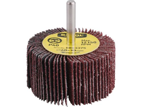 Lamelový brusný kotouč Extol 60x30mm P60, stopka 6mm